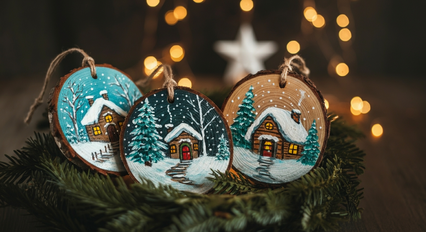 rondins de bois Noël