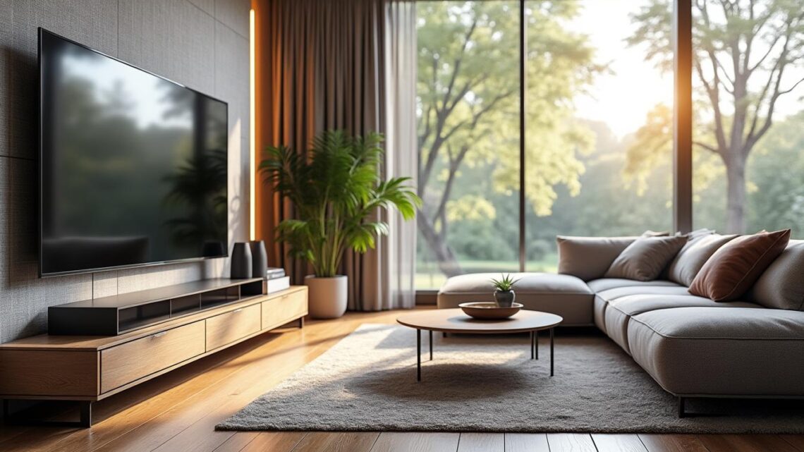 Astuces pour déterminer où placer la télé par rapport aux fenêtres en fonction du mobilier