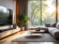 Astuces pour déterminer où placer la télé par rapport aux fenêtres en fonction du mobilier