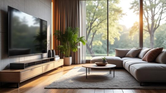 Astuces pour déterminer où placer la télé par rapport aux fenêtres en fonction du mobilier