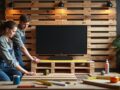 Fabriquer une paroi TV avec palette : les erreurs à éviter pour réussir votre projet