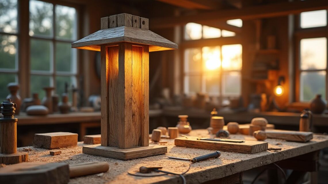 Fabriquer un lampadaire en bois : techniques et inspirations pour les bricoleurs