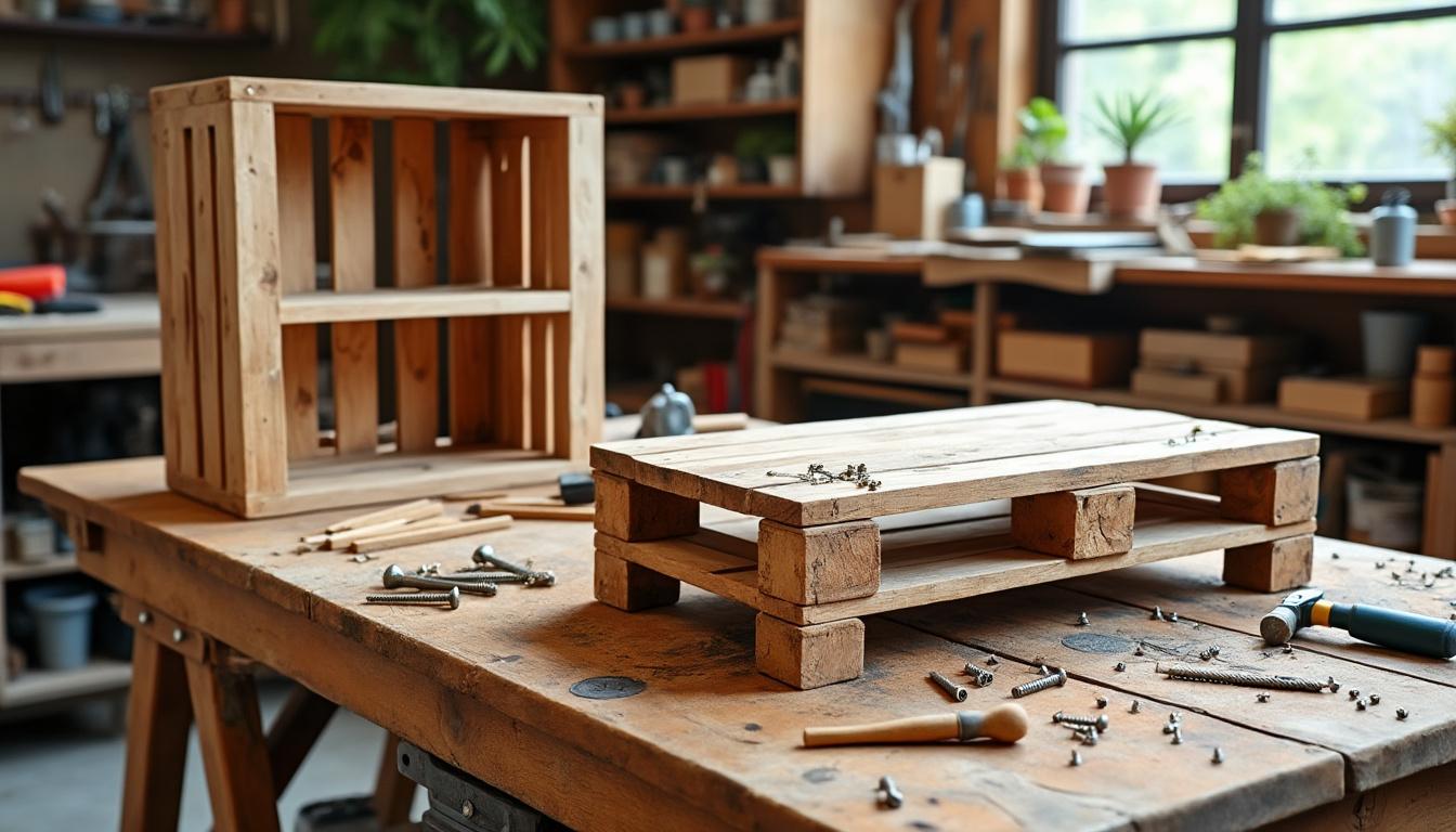 découvrez des idées simples et créatives pour réaliser des projets diy avec des palettes. suivez notre guide étape par étape spécialement conçu pour les débutants et transformez facilement vos palettes en objets déco ou meubles pratiques.