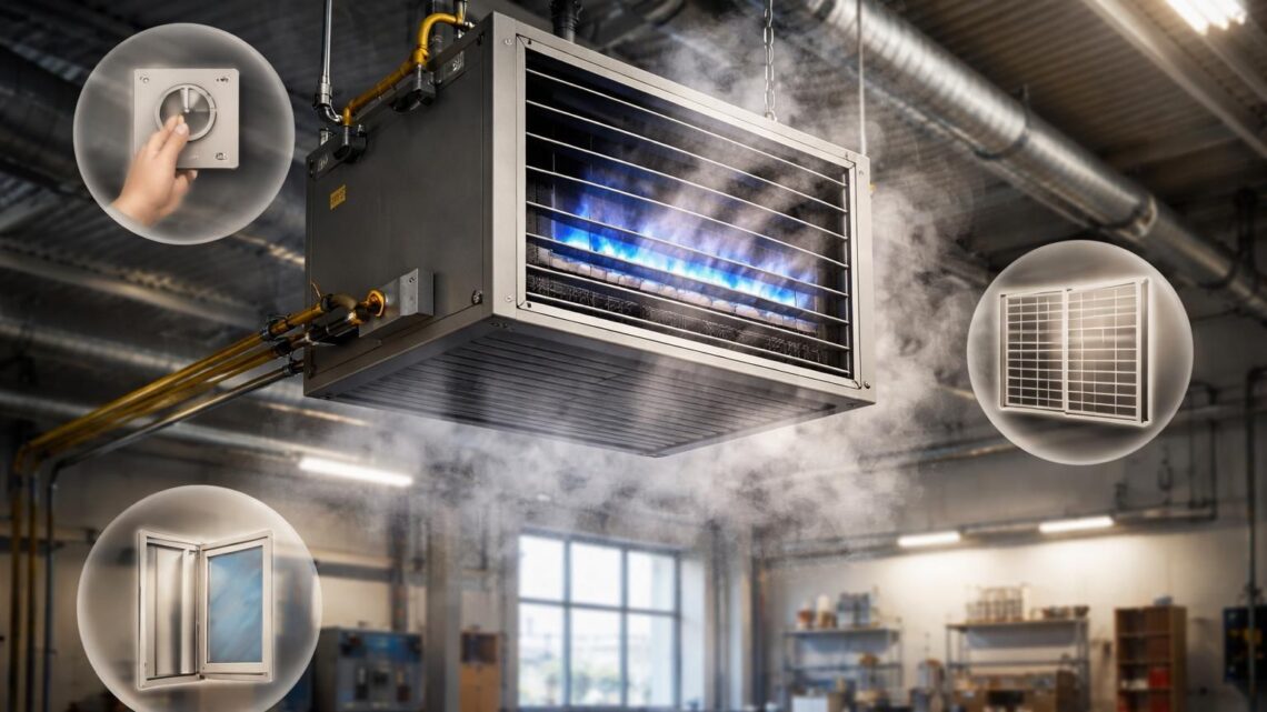 L&rsquo;aérotherme gaz : fonctionnement et conseils pour une utilisation efficace