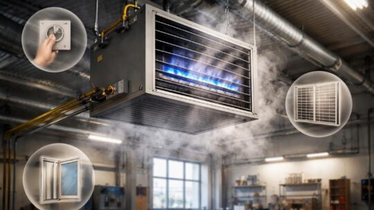 L&rsquo;aérotherme gaz : fonctionnement et conseils pour une utilisation efficace