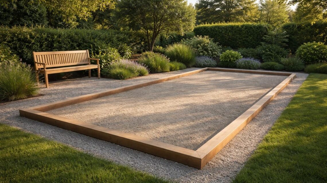 Aménager un terrain de pétanque au jardin : les étapes pour une aire de jeu pro