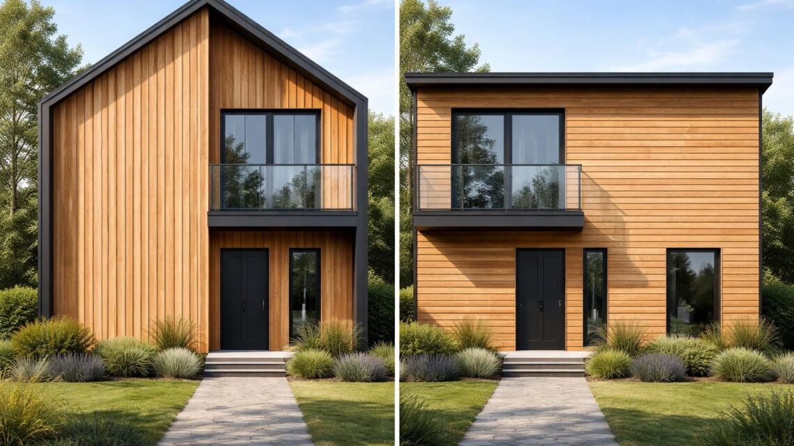 Bardage vertical ou horizontal : quel sens choisir pour sa façade bois ?