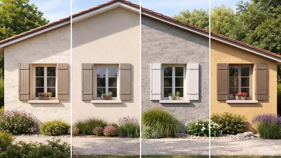 Enduit extérieur : comparatif des types et usages