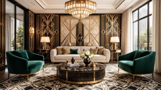 Motifs des années 20 : comment intégrer l&rsquo;Art Déco dans sa maison moderne