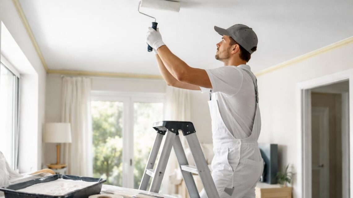 Peindre un plafond sans faire de traces : nos secrets de professionnels