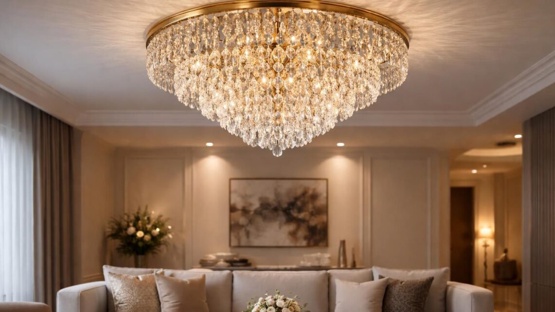 Plafonnier en cristal : le guide pour illuminer votre pièce avec élégance