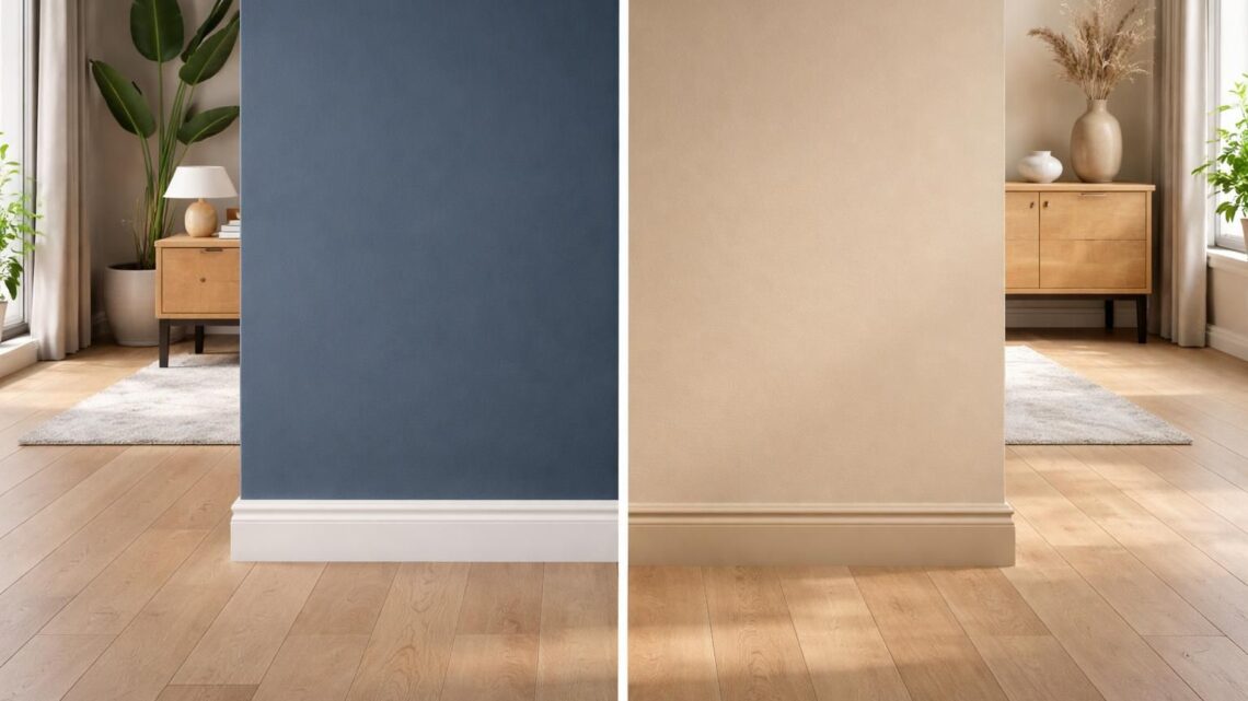 Plinthe blanche ou couleur mur : quel choix faire pour vos finitions déco ?