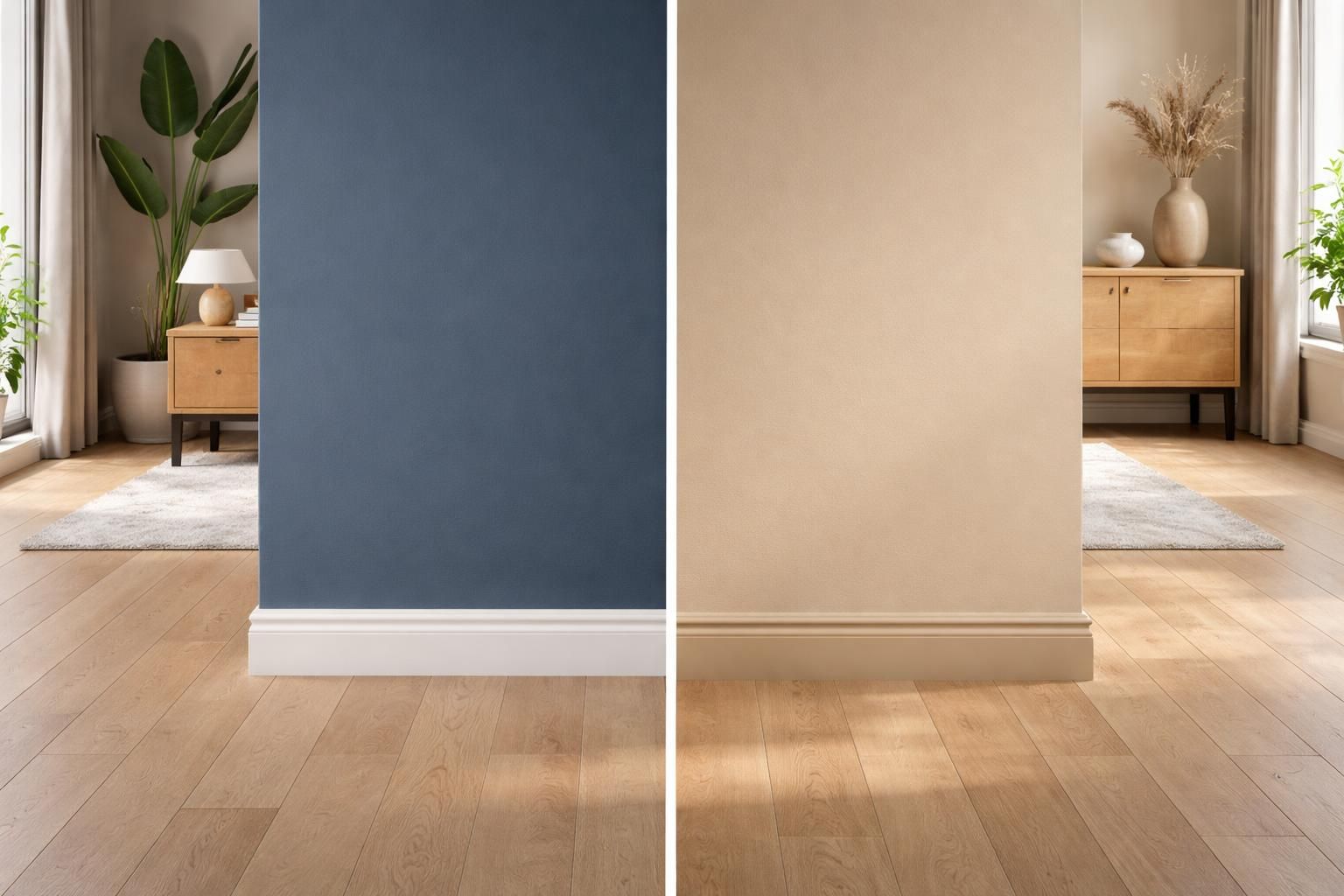 découvrez comment choisir entre une plinthe blanche ou assortie à la couleur de votre mur pour sublimer vos finitions déco et harmoniser votre intérieur.