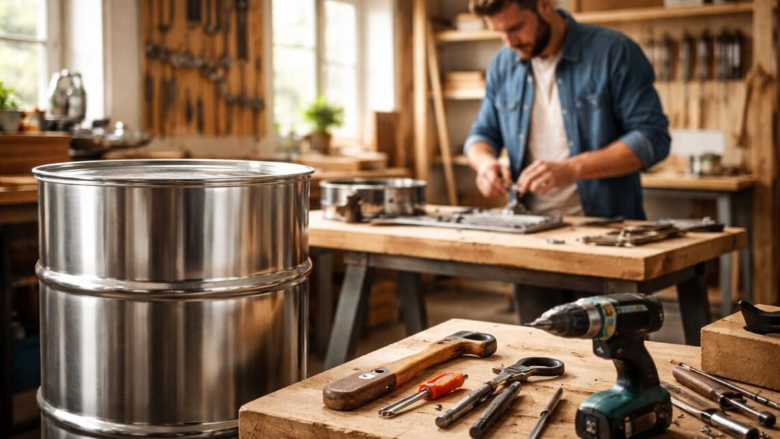 Pourquoi un fût métallique gratuit à donner peut changer votre façon de bricoler