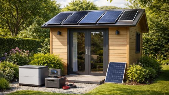 Quel panneau solaire choisir pour un abri de jardin autonome en énergie ?