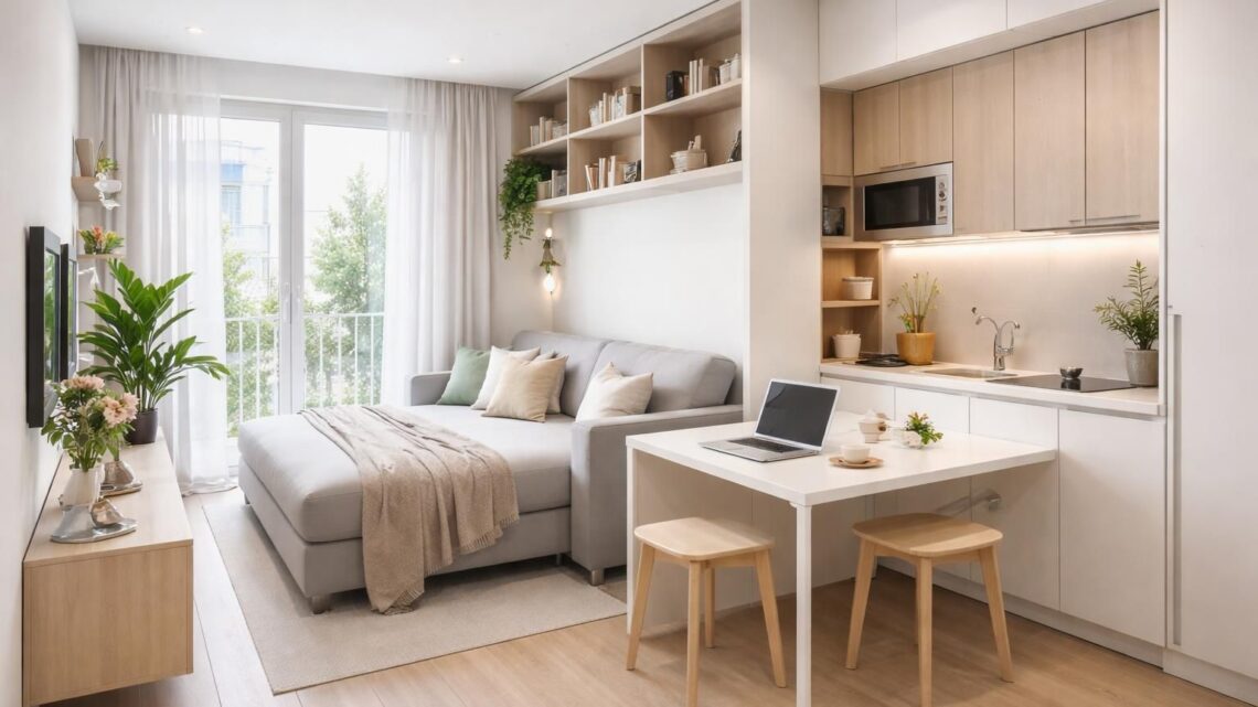 Rénovation studio de 15m2 : optimiser chaque centimètre carré avec style