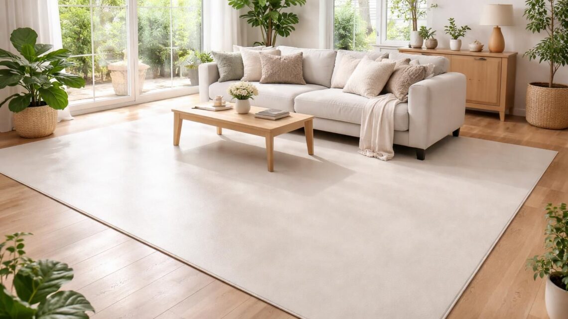Tapis en vinyle pour salon : les modèles grande taille pour un entretien facile