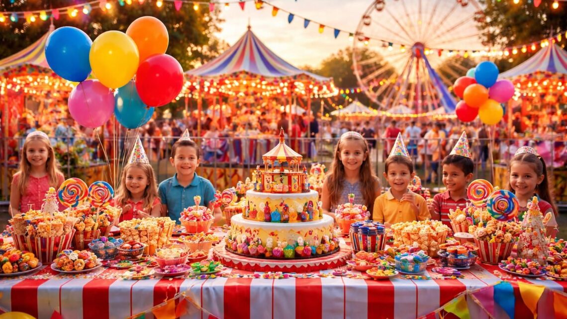 Thème fête foraine : nos idées déco pour un anniversaire spectaculaire