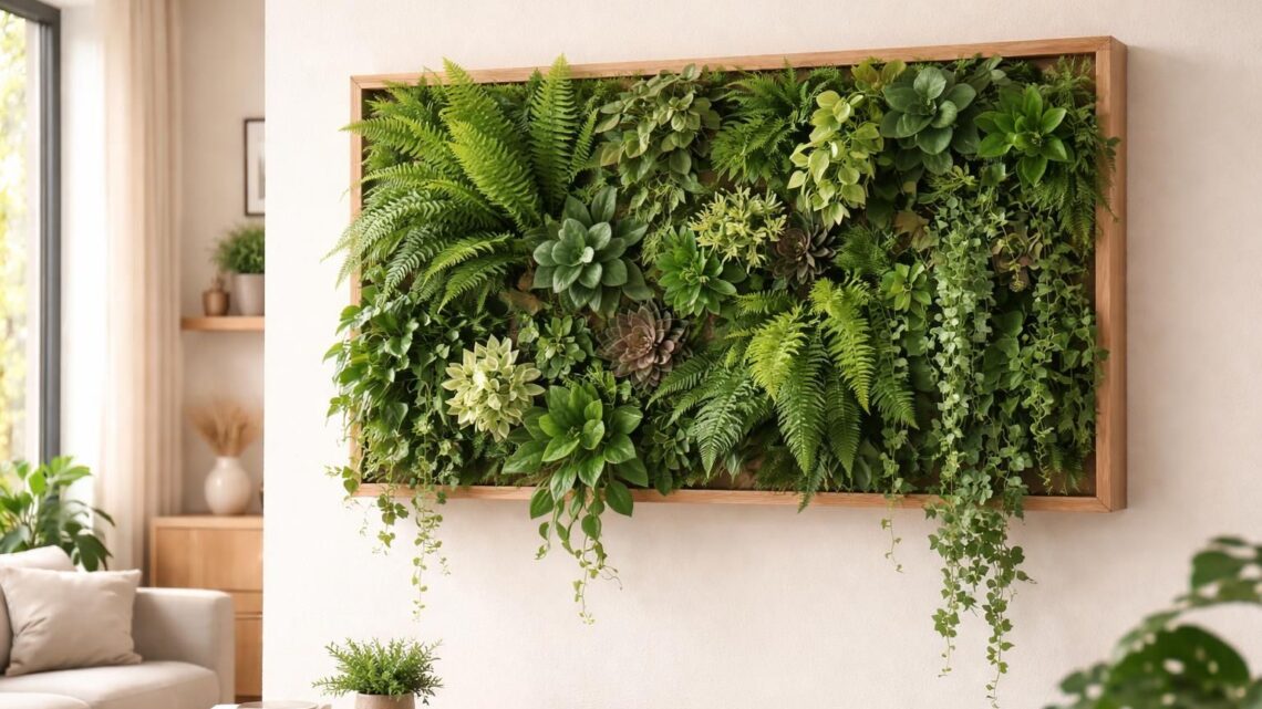 Wallflower : comment créer un cadre végétal pour une déco murale vivante