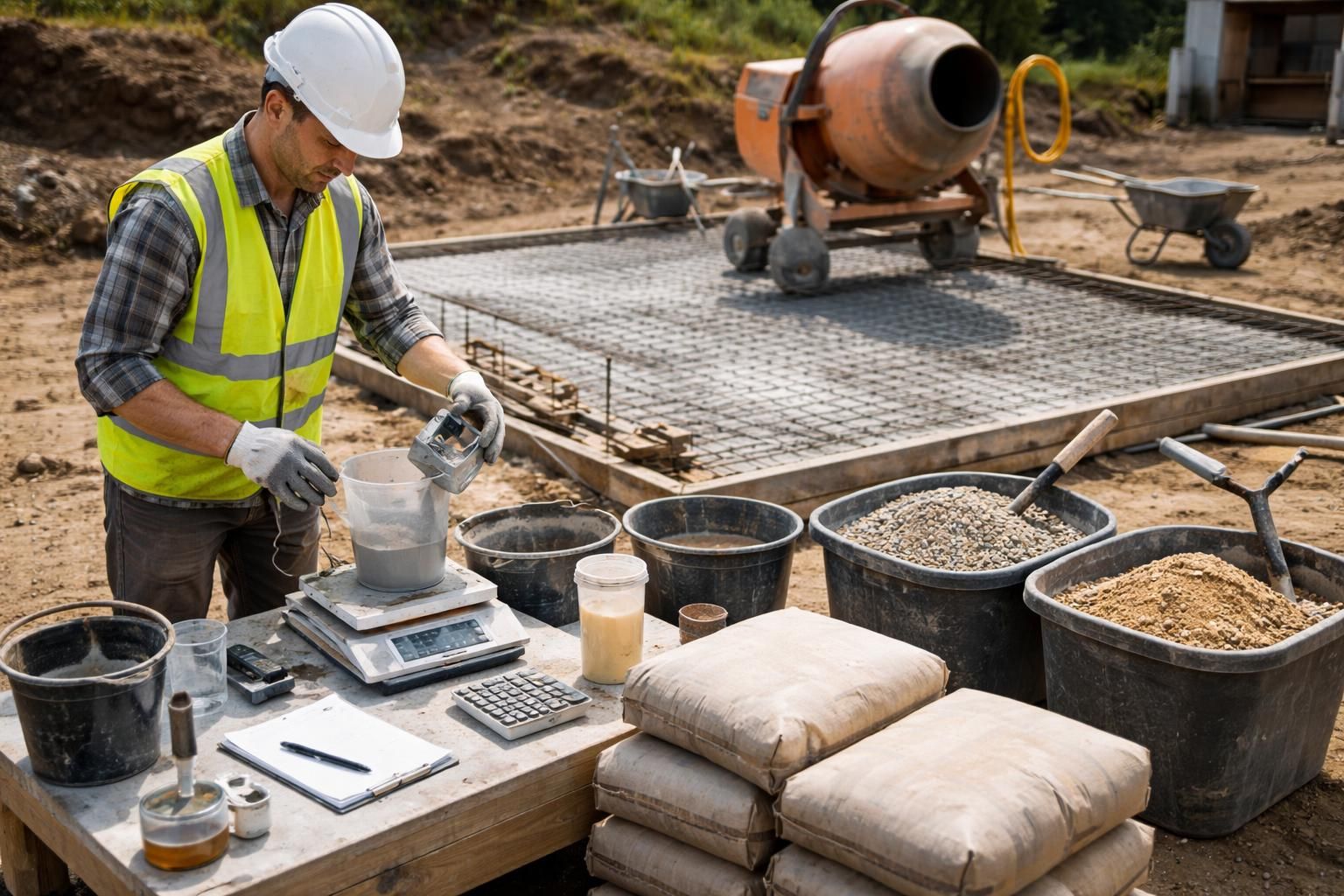 apprenez à calculer et doser précisément un béton à 350 kg pour vos travaux de dalle, garantissant solidité et durabilité.