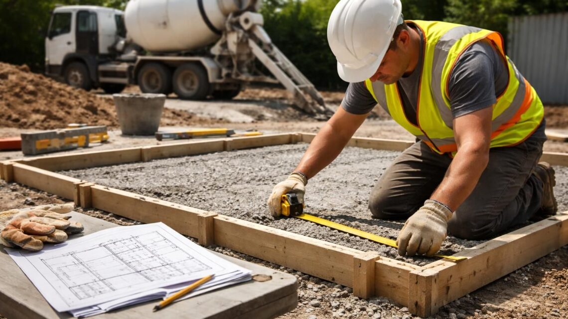 Comment calculer le volume de béton pour une dalle de terrasse ?