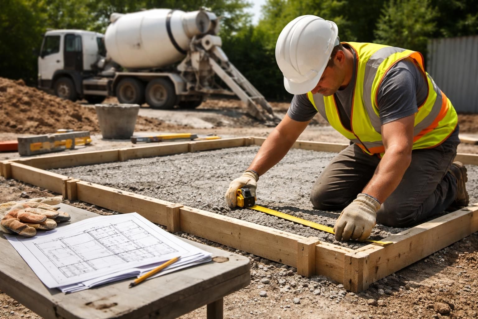découvrez comment calculer précisément le volume de béton nécessaire pour votre dalle de terrasse grâce à notre guide simple et pratique.