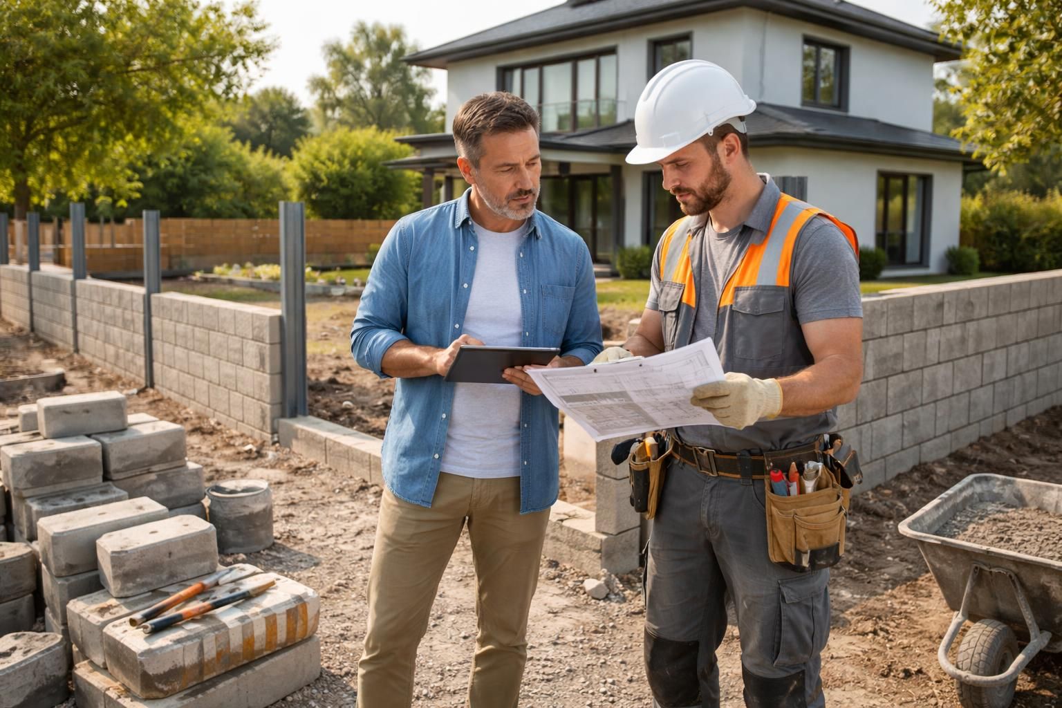 obtenez rapidement un devis personnalisé pour la maçonnerie de la clôture de votre maison. comparez les offres des professionnels pour un projet réussi.