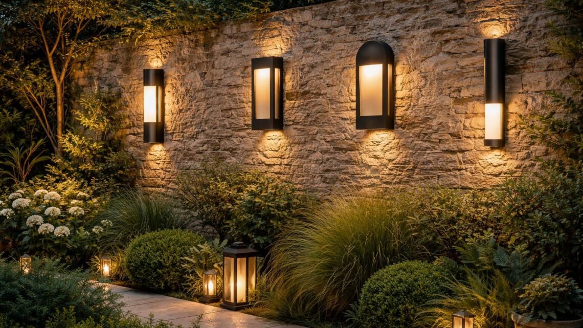 Luminaire mural extérieur design : nos coups de cœur pour éclairer le jardin