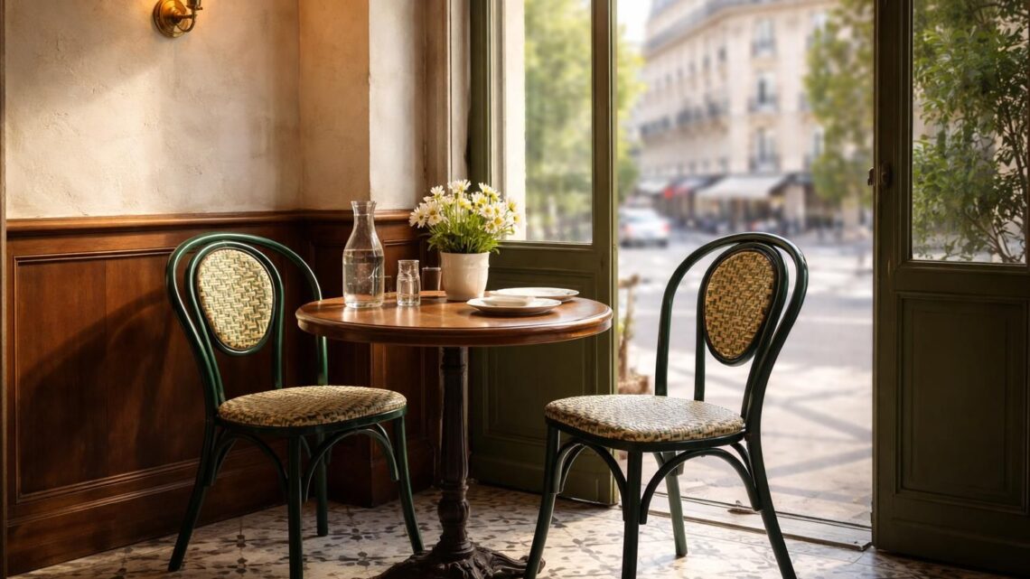 Mobilier de bistrot parisien : intégrez le charme des terrasses dans votre cuisine