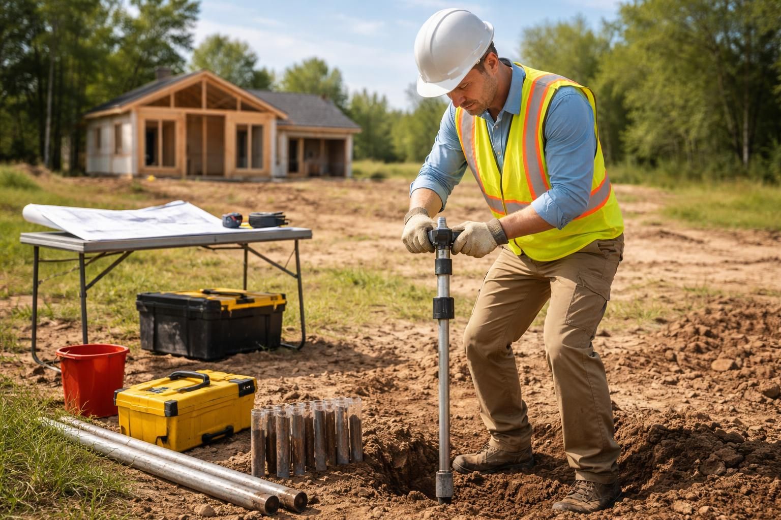 découvrez les tarifs moyens d'une étude de sol pour la construction de votre maison et les facteurs qui influencent le coût de cette étape essentielle.