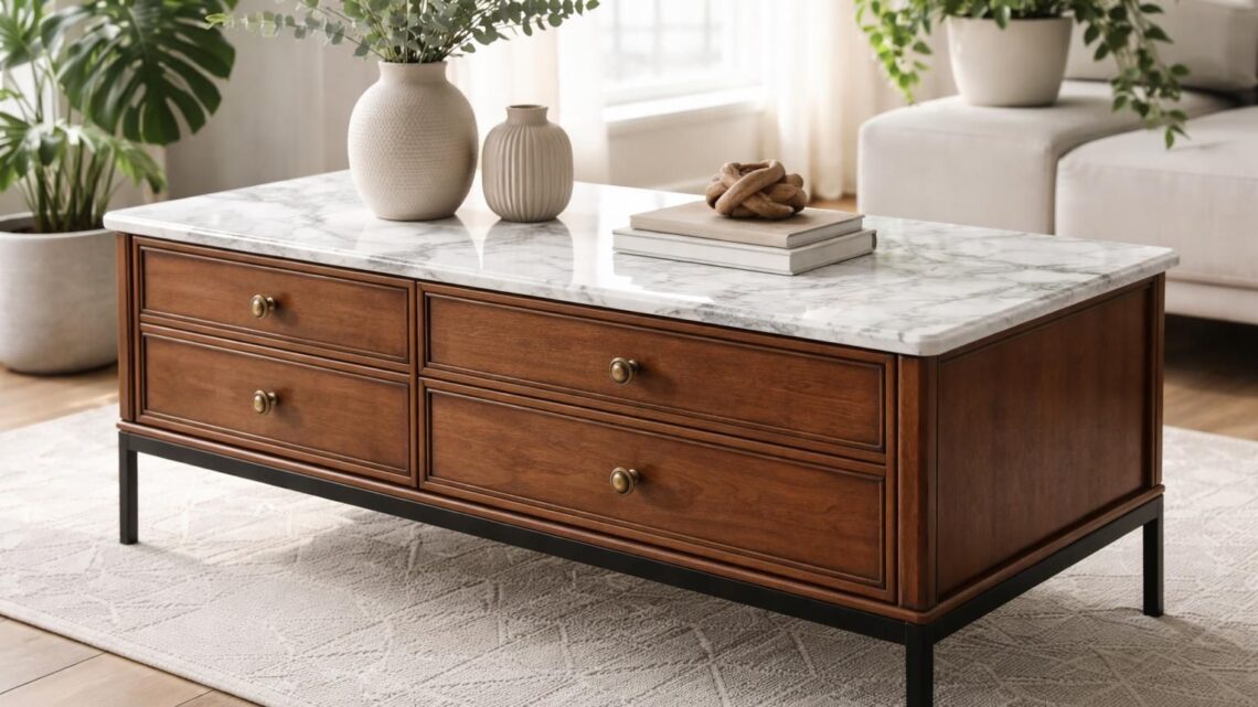 Relooker un meuble avec plateau marbre : nos idées pour le moderniser
