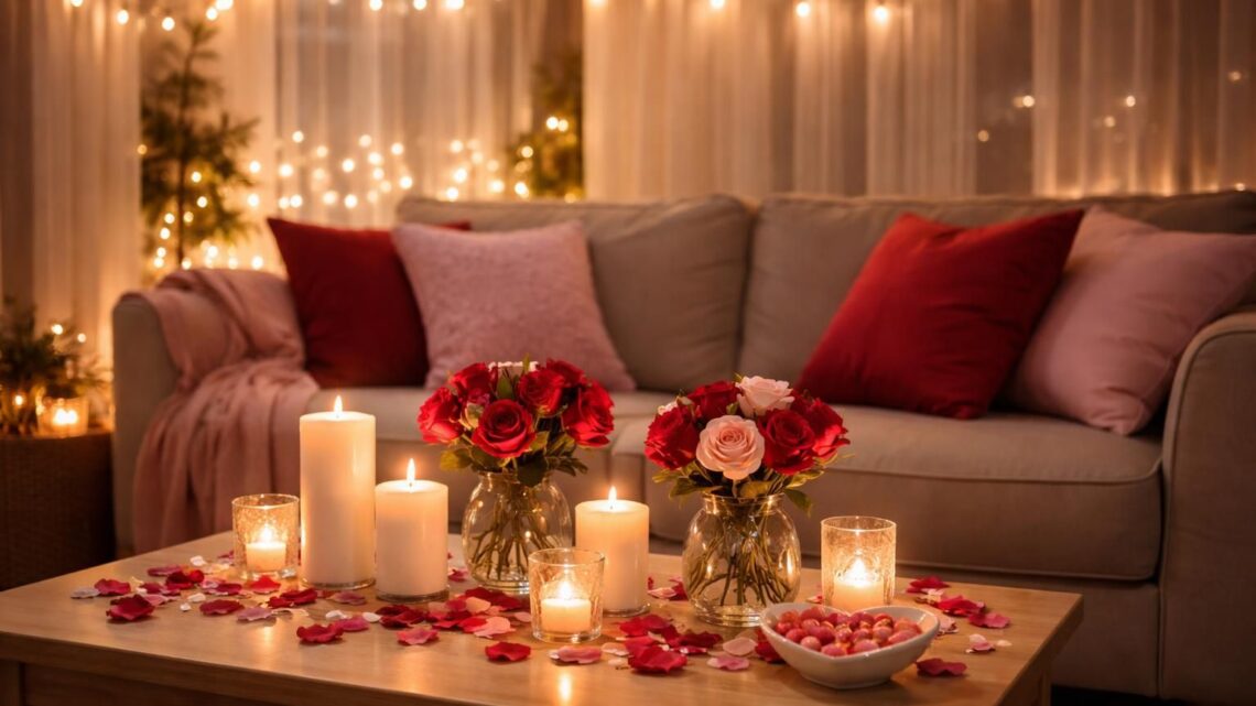 Saint-Valentin : tutoriel déco pour créer une ambiance romantique chez soi