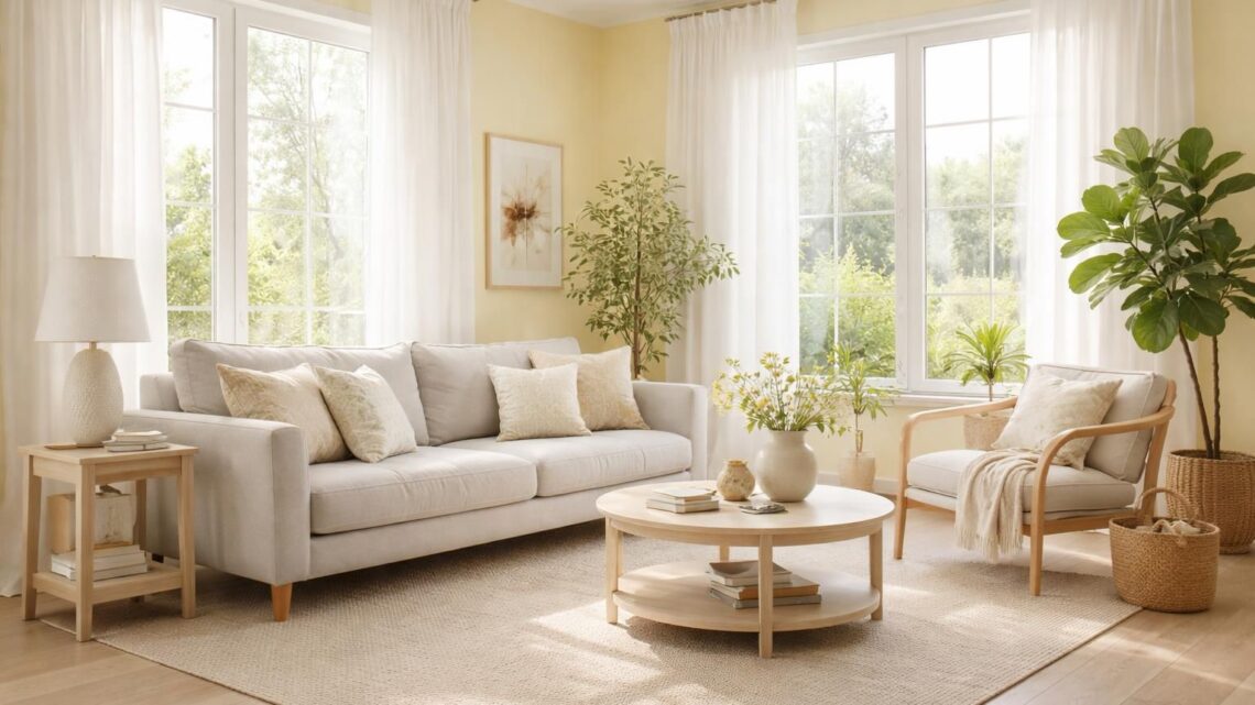 Salon jaune clair : comment intégrer cette couleur lumineuse sans saturer