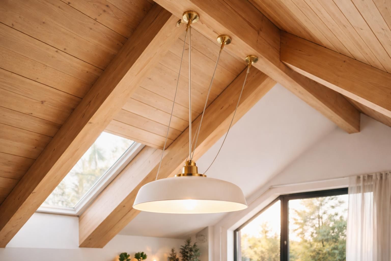découvrez comment installer facilement des suspensions pour plafond incliné et éclairez vos espaces sous les toits avec style et efficacité.