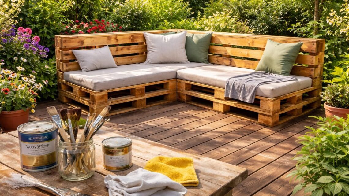 Vernis palette bois : quelle protection pour vos meubles de jardin DIY ?