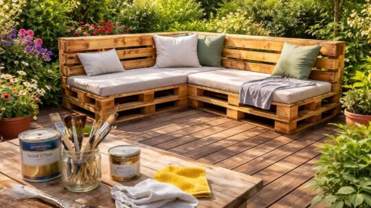 Vernis palette bois : quelle protection pour vos meubles de jardin DIY ?