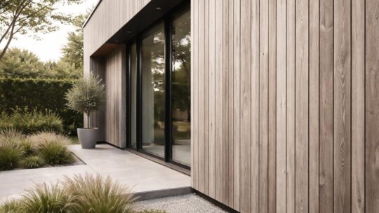 Choisir un bardage bois vertical grisé pour sa façade
