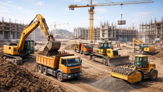Les différents engins de chantier et leur rôle sur une construction