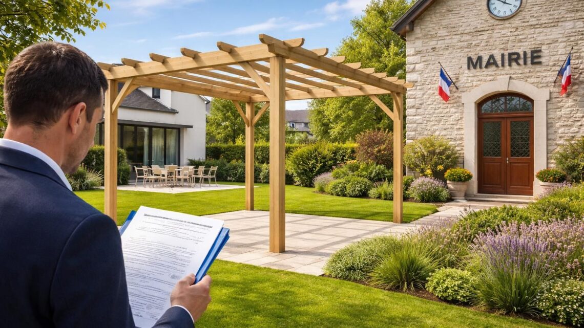 Pergola non couverte : quelle autorisation demander à la mairie ?