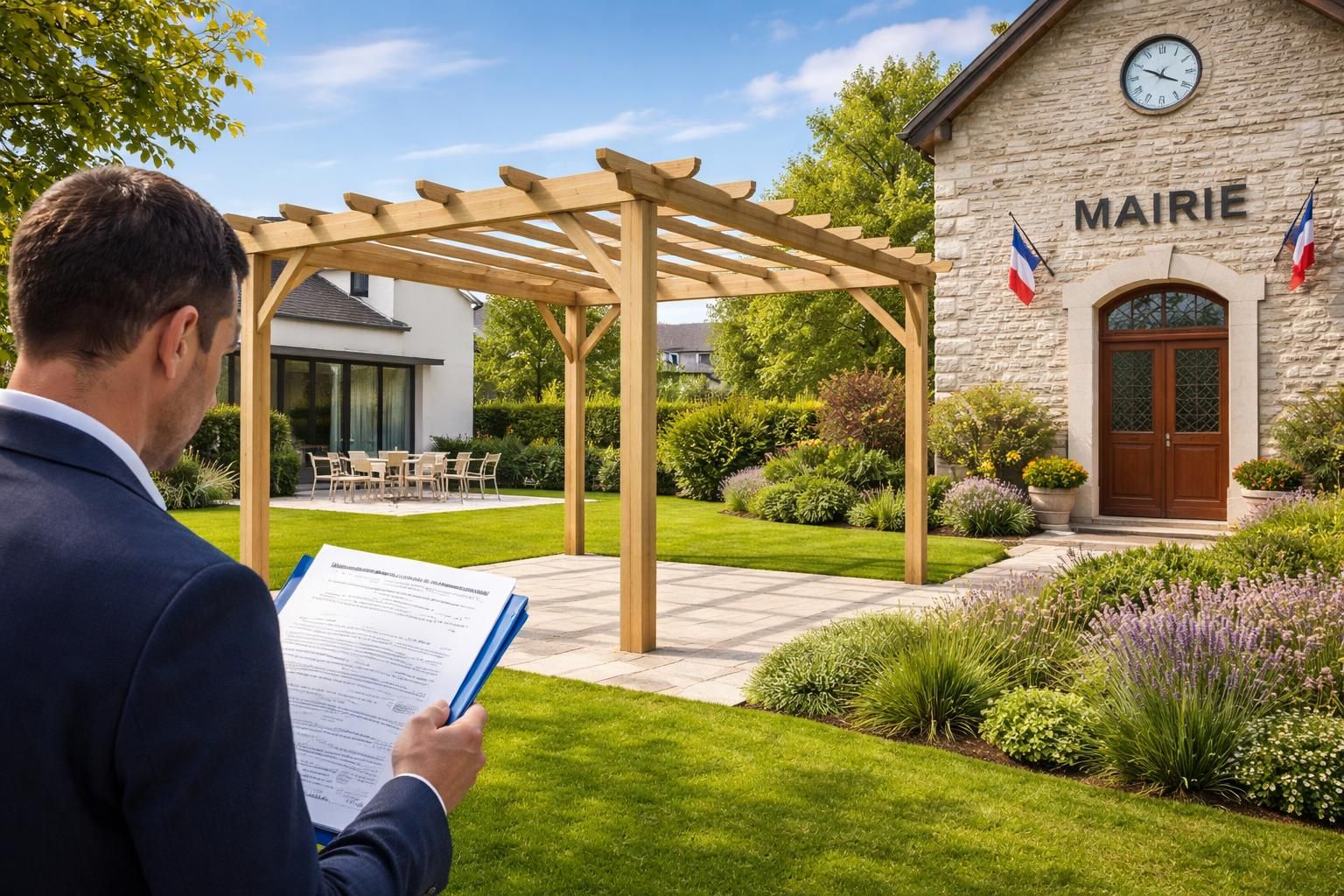 découvrez quelles autorisations administratives sont nécessaires pour installer une pergola non couverte et les démarches à suivre auprès de votre mairie.