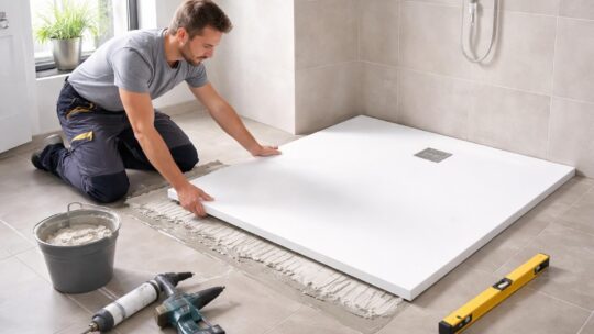 Poser un receveur de douche extra plat sur carrelage sans tout casser