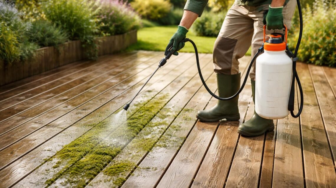 Quand mettre de l&rsquo;anti-mousse sur sa terrasse pour un bon effet ?