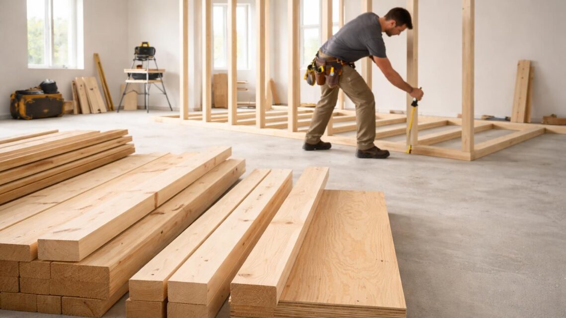 Quel bois choisir pour construire une cloison intérieure légère ?