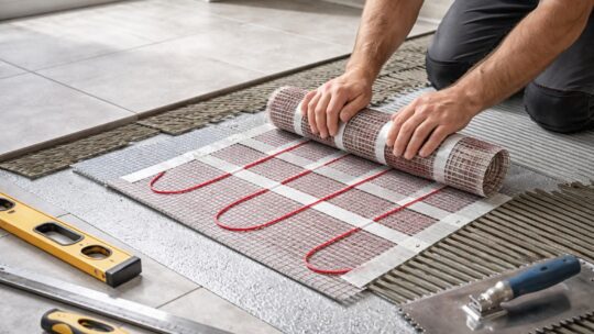 Recouvrir son carrelage avec un chauffage au sol : les précautions à prendre