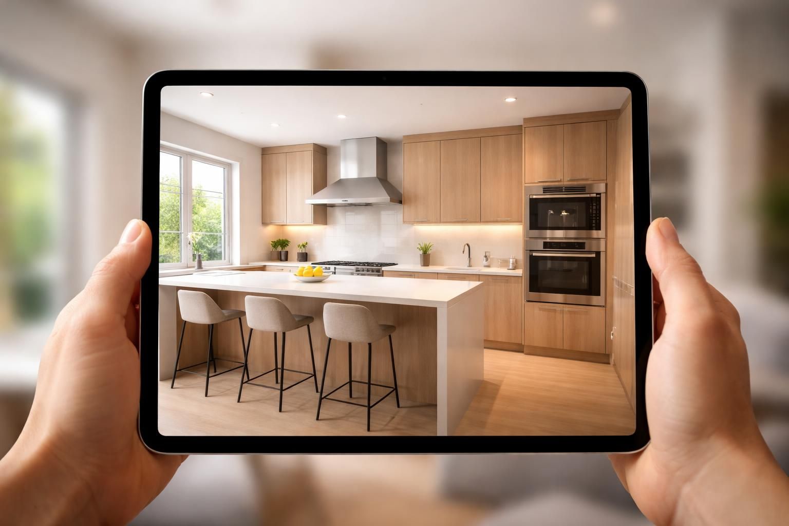 apprenez à concevoir une implantation de cuisine réaliste directement sur votre ipad grâce à des outils intuitifs et pratiques.