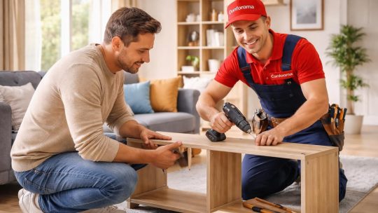 Les services de livraison et montage offerts par Conforama