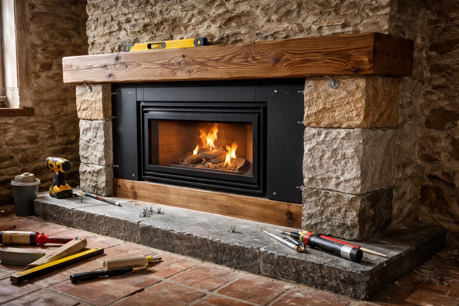 découvrez comment habiller l'insert d'une cheminée ancienne en choisissant les matériaux adaptés et les techniques efficaces pour une rénovation réussie.