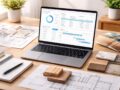 Rénovation : budget, devis et planning sur PC portable, au carré