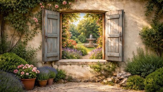 Trompe-l&rsquo;œil pour mur extérieur : décorez votre jardin avec originalité