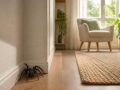 Grosse araignée noire dans la maison : comment cohabiter sans stress
